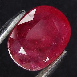 7ct Natural Afghan Red Ruby Appraised $12k (GEM-17500)