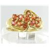 1ct Golden Rose Sapphire 10k Gold Ladies Ring (JEW-1514)