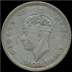1941 Fiji 6 Pence George V Hi Grade RARE (COI-6993)