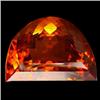 120.53ct AAA Orange Half Moon Cut Citrine (GEM-23162)