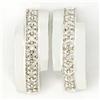 0.22Ct Genuine Natural Diamond White 9K Gold Earrings (JEW-9084X)