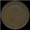 1930 British George V Penny XF (COI-7158)