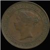 1892 Ceylon Victoria 5 Cent Very High Grade (COI-6940)