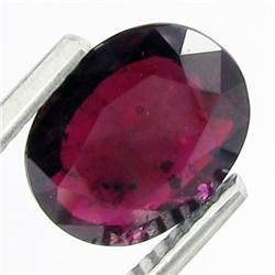 2.1ct Oval Cherry Red Ruby Madagas. Appraised $7k (GEM-17687)