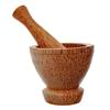 Image 1 : Coconut Wood Mortar & Pestle  (DEC-252)