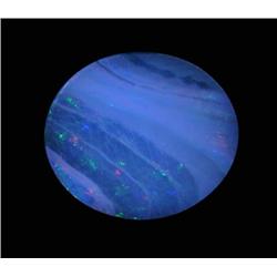 4.02ct Australian Black Opal Doublet Full Fire (GEM-22628A)