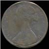 Image 1 : 1861 British Victoria Penny Circulated (COI-7203)