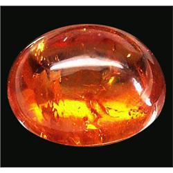 4.89ct Dazzling Oval Cabochon Namibia Mandarin Orange Natural Garnet (GEM-23248)