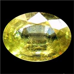 1.32ct Unheated Oval Green Sphene Ceylon Natural (GEM-17716)