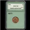 Image 2 : 1946 Lincoln Cent GEM Graded MS67 RED (COI-4212)