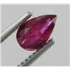 0.74ct Magnificent Blood Red Ruby Pear Facet Africa (GEM-19569)
