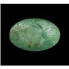 6.67ct. Stunning Green Beautiful Natural Carved Emerald  (GEM-22041)