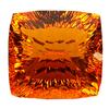 44.62ct Citrine Orange Red Cushion Cut (GEM-23042)