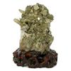 6 Pound (13250ct) Rare Green Tint Pyrite & Quartz Crystal Cluster (GEM-20427)