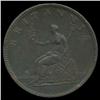 Image 2 : 1806 British George III Halfpenny 3 Berries VF+ (COI-7189)