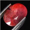 Image 1 : 9.81ct Oval Cherry Red Ruby Madagas. Appr. $9k (GEM-15092)