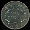 Image 2 : 1969 Seychelles Rupee Elizabeth Proof PR68+ (COI-6959)
