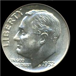 1952D Roosevelt Dime Graded PCGS MS66 FB (COI-6391)