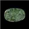 1.27ct. Stunning Green Beautiful Natural Carved Emerald  (GEM-22045)