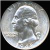 Image 1 : 1948D Washington 25c Silver Quarter Coin Graded GEM (COI-6819)