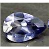 6mm Pretty Natural Violet Blue Iolite Pear VVS (GMR-0184)