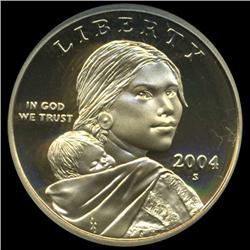 2004S Sacagawea Dollar Graded NGC PR70 DCAM (COI-6379)