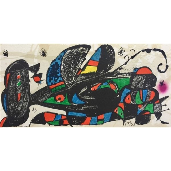 Joan Miró “Escultor Iran” Original Lithograph