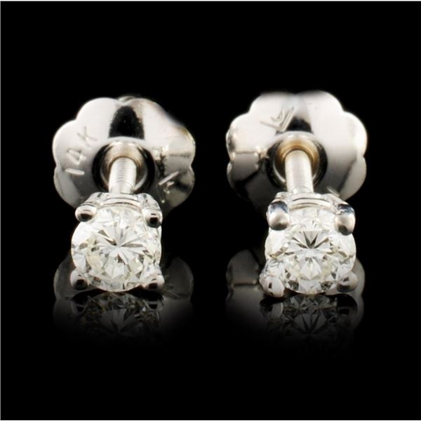 14K Gold 0.15ct Diamond Earrings