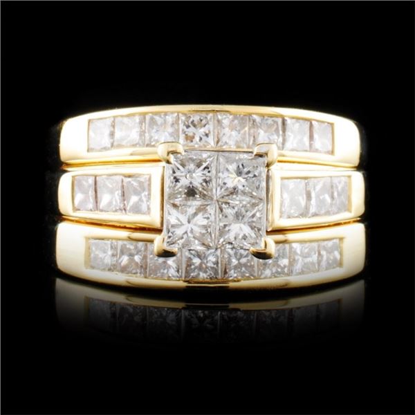 14K Gold 1.65ctw Diamond Ring