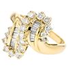Image 2 : 14K Yellow Gold 0.85ctw Diamond Yin-Yang Ring