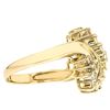 Image 3 : 14K Yellow Gold 0.85ctw Diamond Yin-Yang Ring