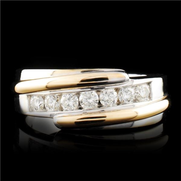 14K Gold 0.55ctw Diamond Ring