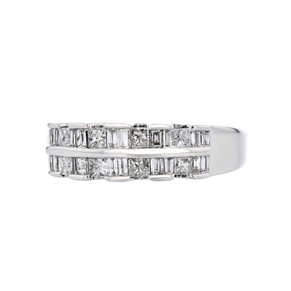 14K White Gold 1.20ctw Diamond Ring