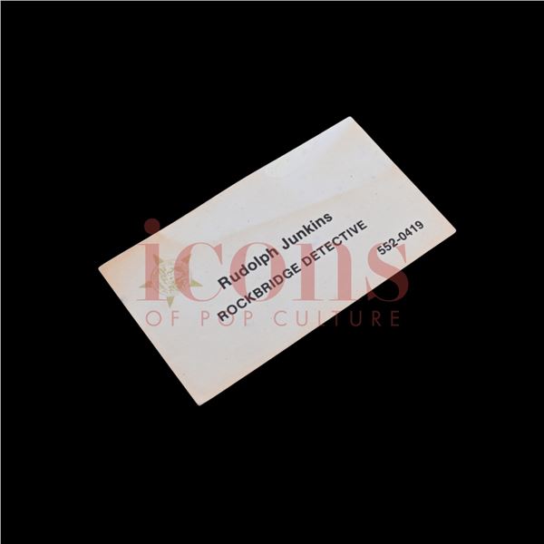 Christine - Rudolph Junkins's (Harry Dean Stanton) Business Card - 65-37 - ICN-000601 — image 38