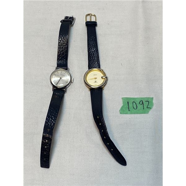 Vintage Gucci Quartz & Russian Luch Wristwatches