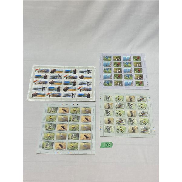 Canada Post Mint Stamp Sheets, Booklets & Souvenir Sheets