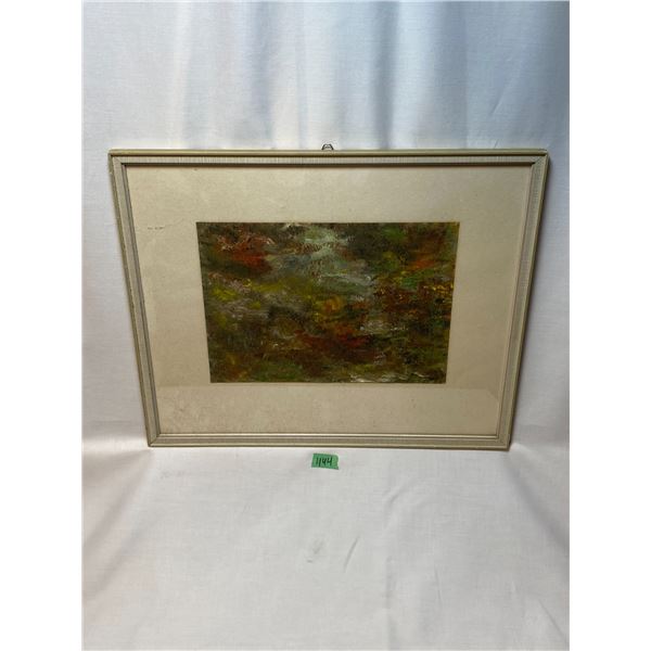 Framed Impasto Oil Painting Germany Gallery Label