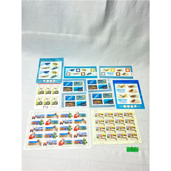 Canada Post Wildlife & Nature Commemorative Stamp Sheets
