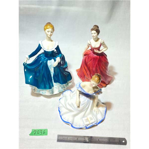 Set of 3 Royal Doulton Figurines: Janine, Innocence & Marjorie