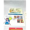 Image 3 : Canada & US Superheroes and Cartoon Character Stamp Lot