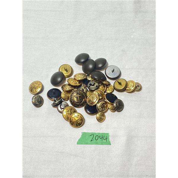 Vintage Police, Maritime & Uniform Shank Buttons Lot