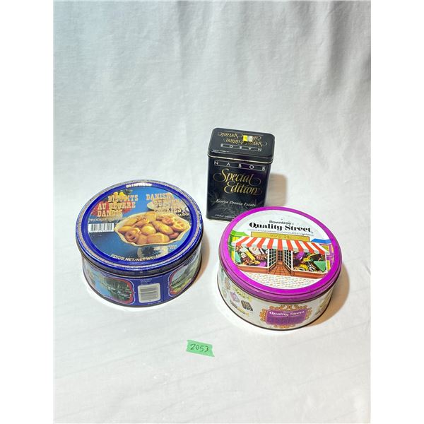 Vintage Quality Street, Nabob & Cookie Advertising Tins