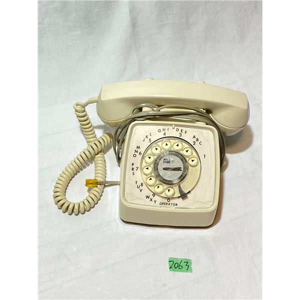 Vintage GTE Automatic Electric Rotary Desk Telephone