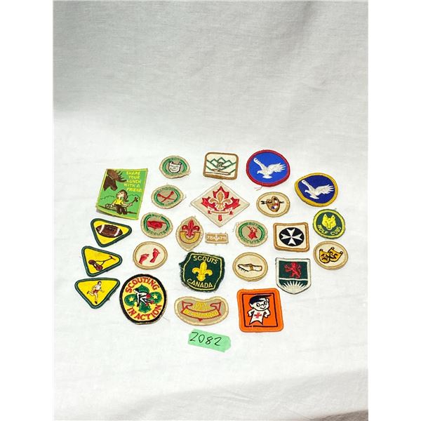 Vintage Scouts Canada Patches & Belt Buckle Lot