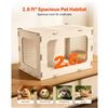 Image 3 : Brand New - Wooden Hamster Cage - Model HP-CS001
