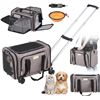 Image 1 : Brand New - VEVOR Pet Carrier with Wheels JW-XB21212550(218)