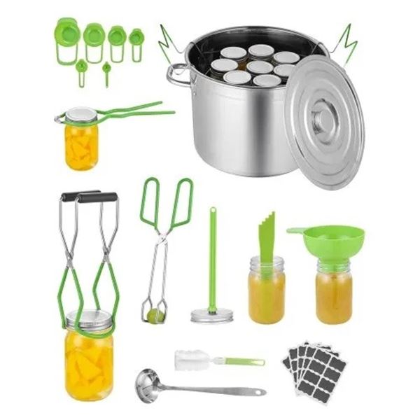 Brand New - Brand New Stainless Steel Water Bath Canning Starter Kit