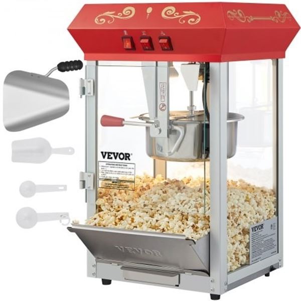 Brand New - VEVOR Popcorn Machine Model 6077