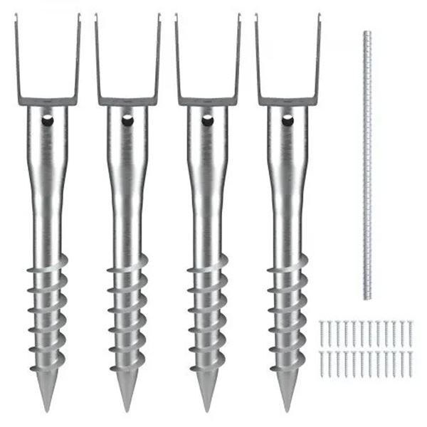 Brand New - Brand New VEVOR Heavy-Duty No-Dig Ground Anchors – 27.56 Inches