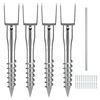 Image 1 : Brand New - Brand New VEVOR Heavy-Duty No-Dig Ground Anchors – 27.56 Inches